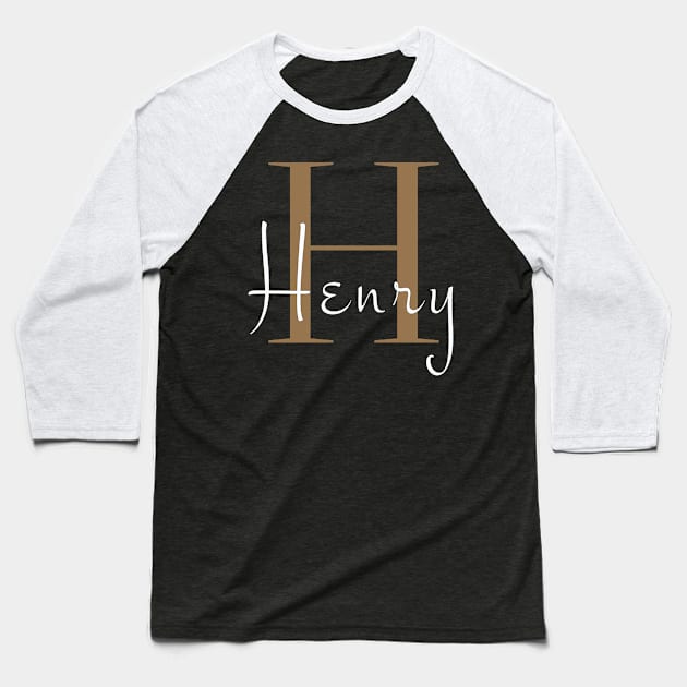 I am Henry Baseball T-Shirt by AnexBm